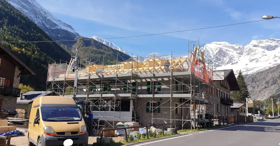 Copertura residenziale completata